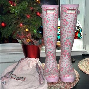 LoveShackFancy Hunter Boots Size 6